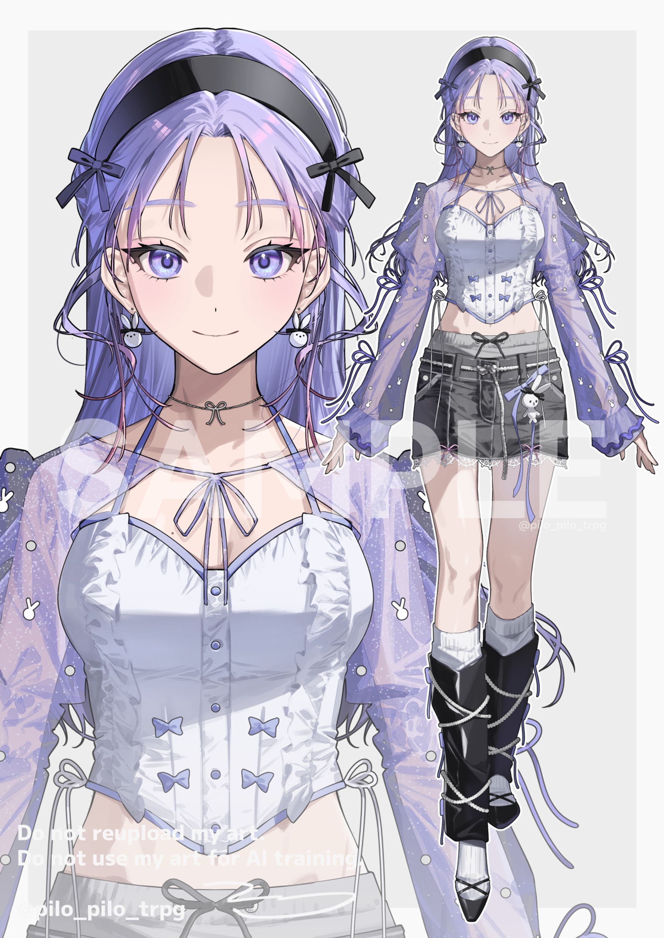 八華 道　立ち絵イラスト-1