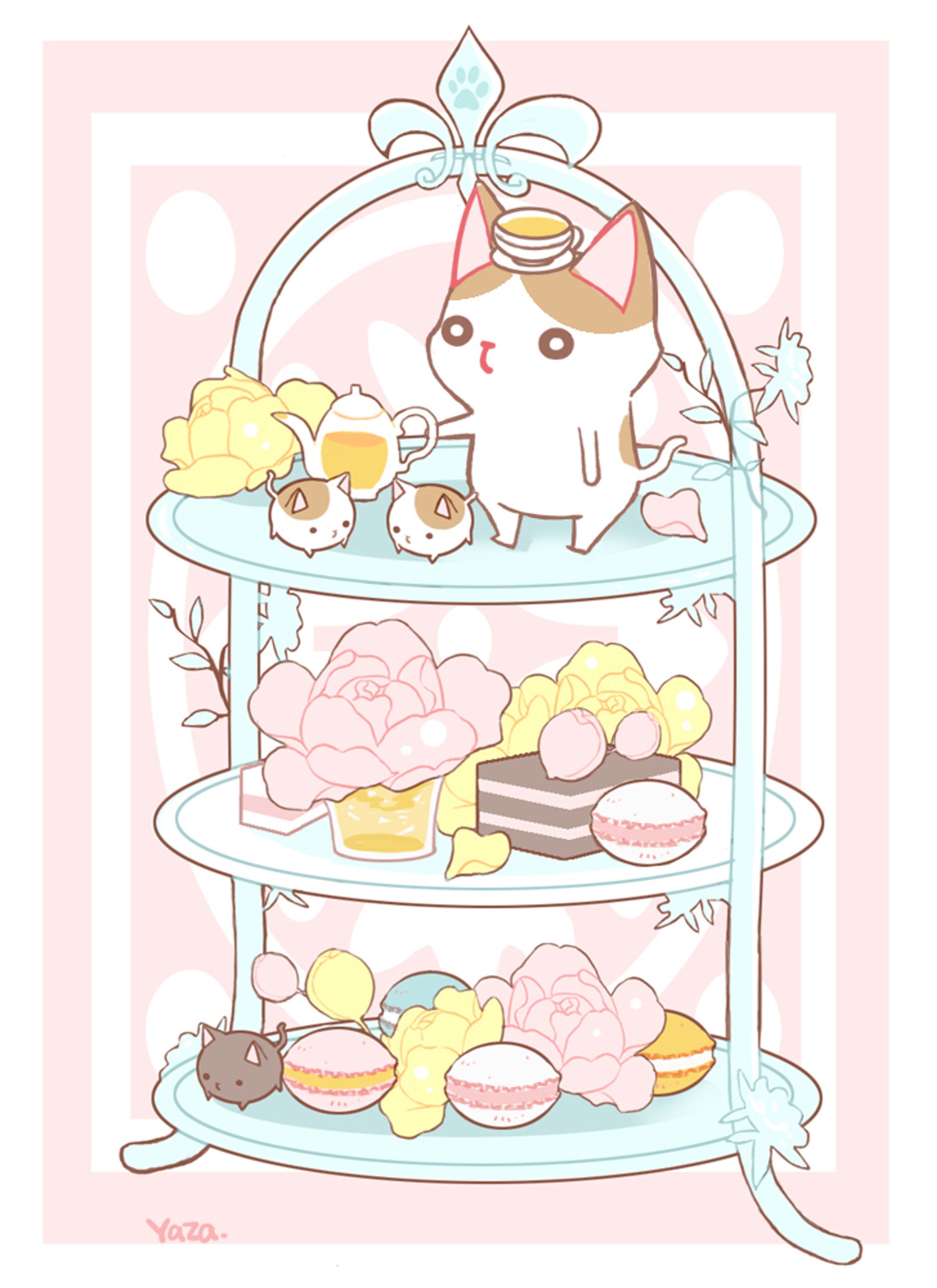 茶白ねこのアフタヌーンティー-1