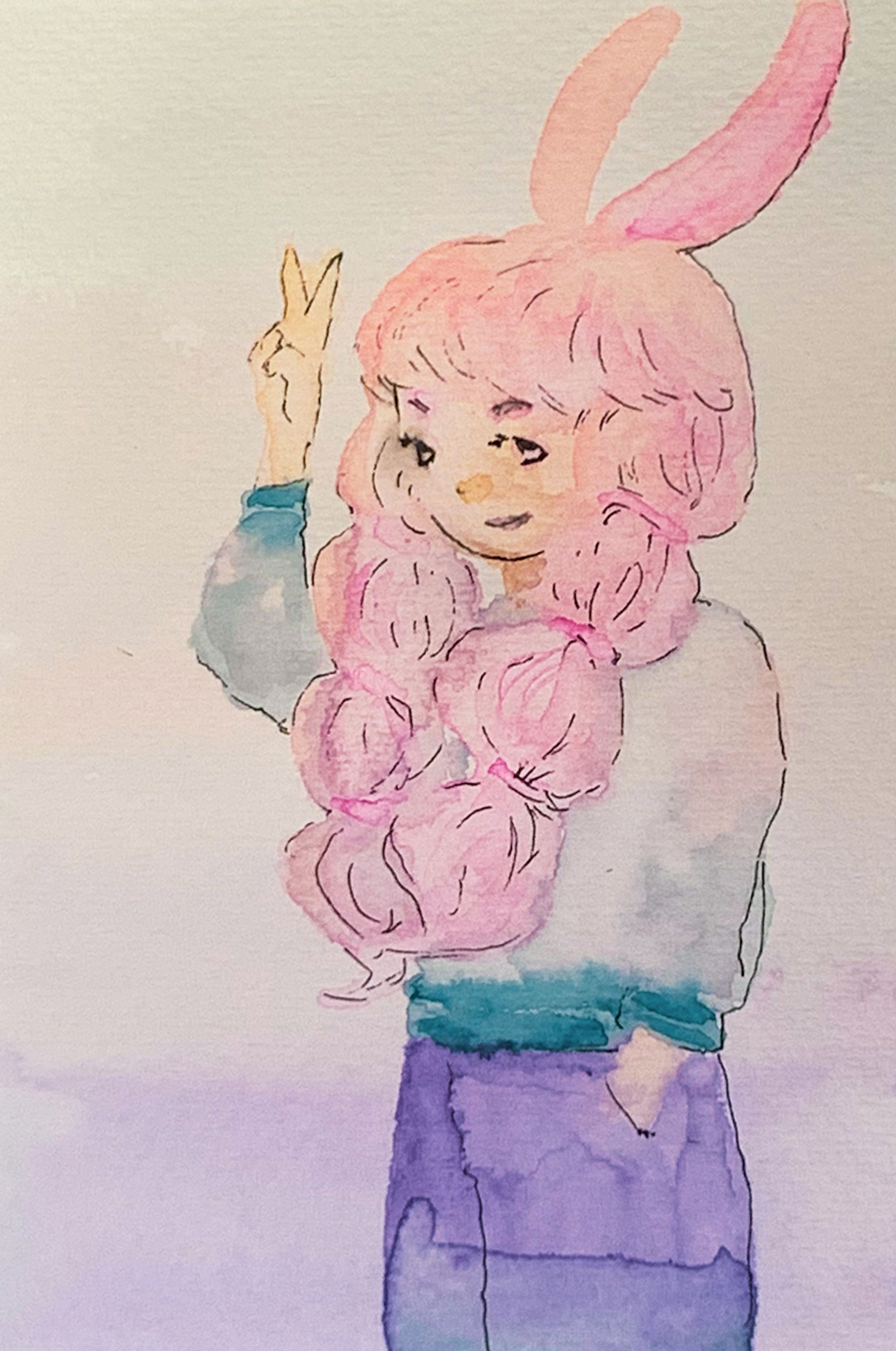 うさぎの女の子-1