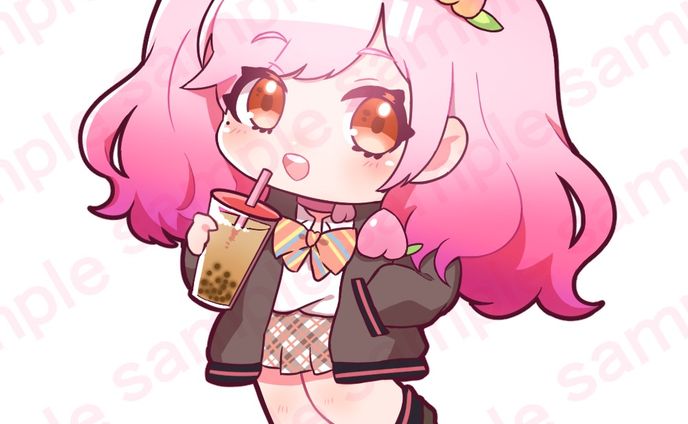 デフォルメイラスト依頼作品