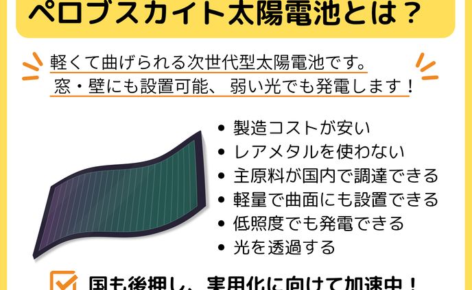 参考図解：ペロブスカイト太陽
