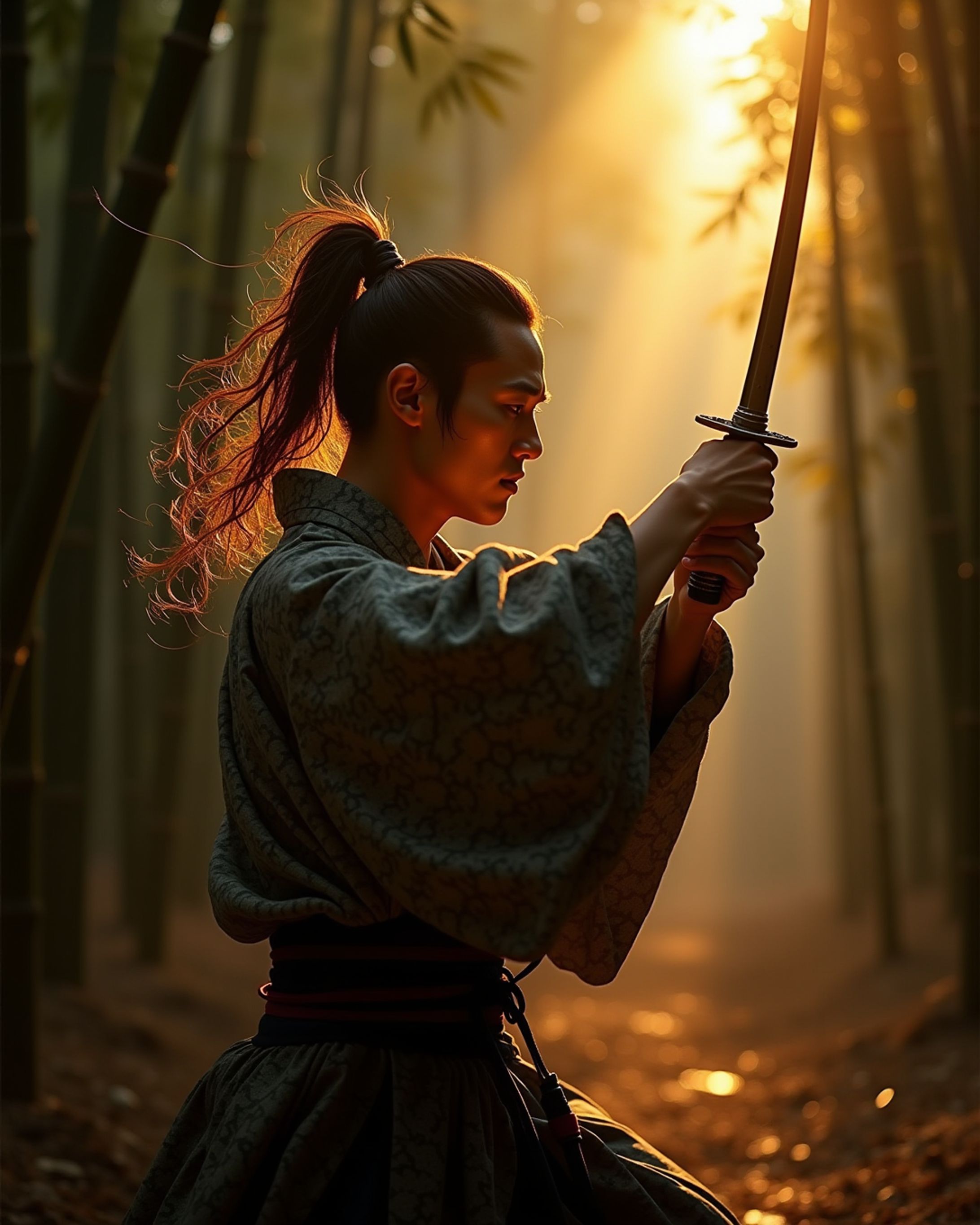 Samurai's Morning Practice-1