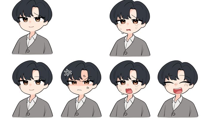 動画配信用_表情差分