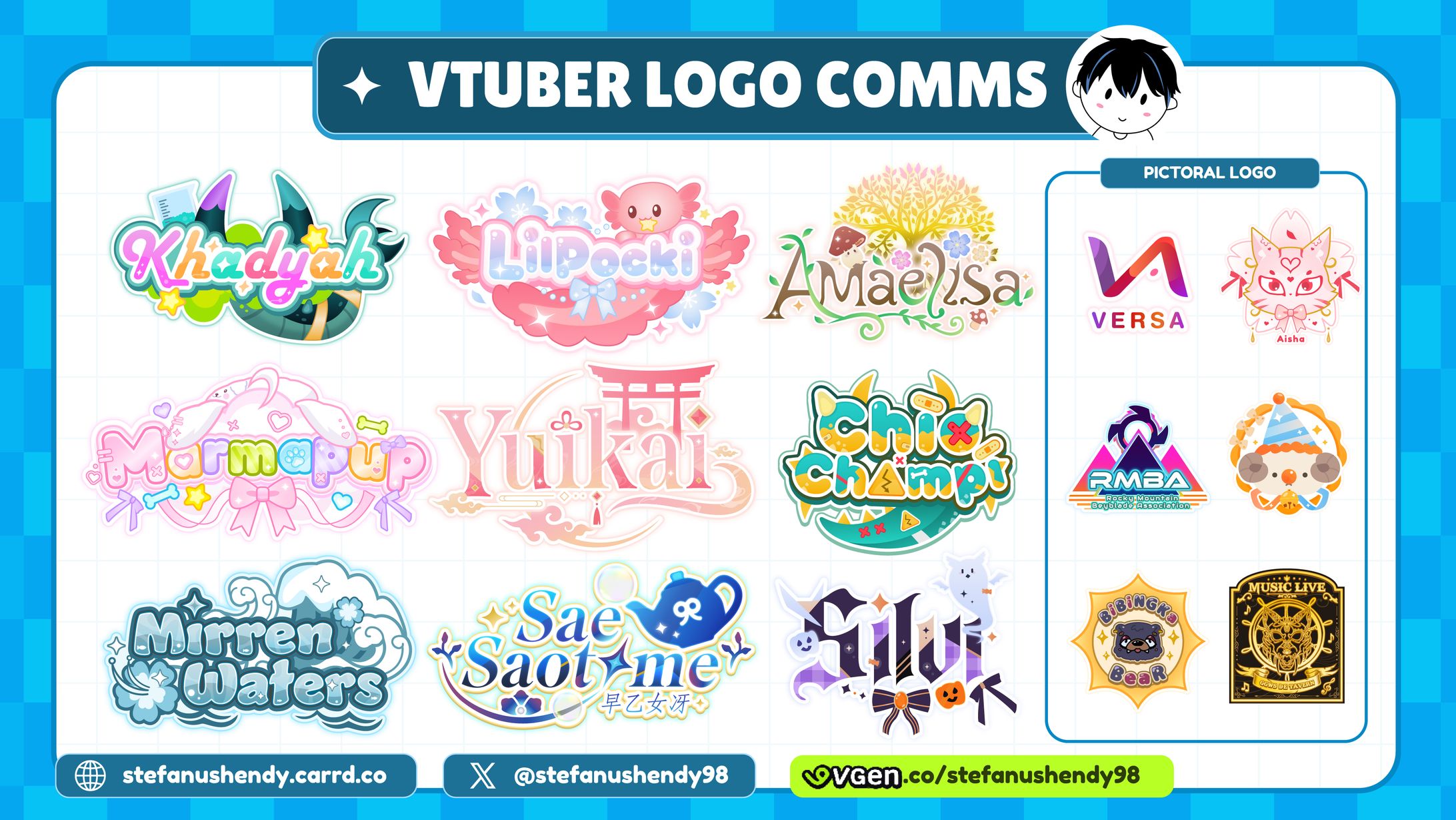 Vtuber Logo Comms by SeHa-1
