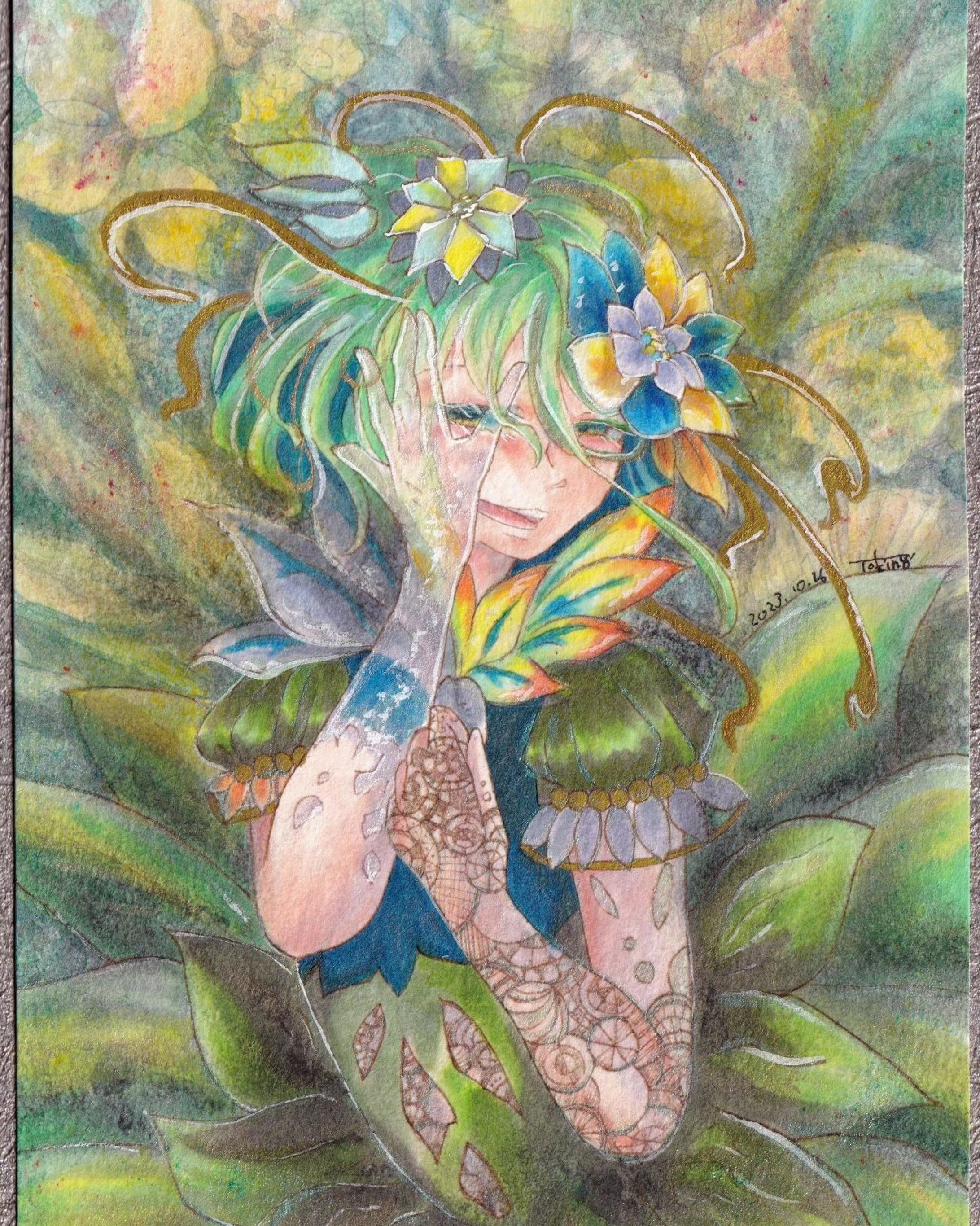 完成です！
『貴方へ』2023/10/16

額装楽しみです🥳

#アナログイラスト 
#art 
#artroomingmkt-1