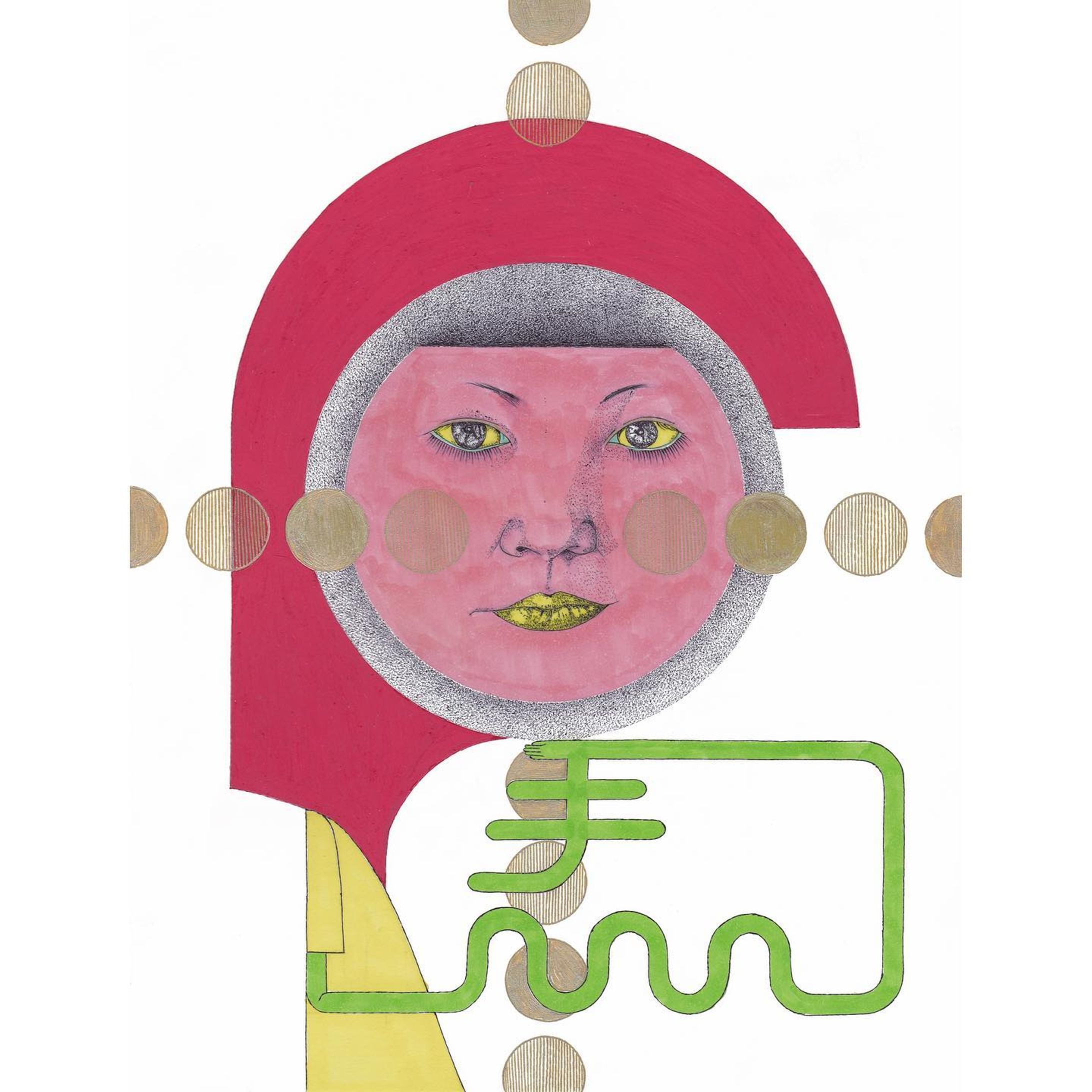 自画像
展示会場に本人が行けなくて描いた
此処までしか描けなかったが
目からビーム出る仕掛けしたい

BASEやってます
https://moriokasachi.theshop.jp/

#絵 
#drawing 
#art 
#イラスト 
#illustration 
#surrealism 
#アート 
#絵描き 
#illust
#artist 
#artwork
#ボールペン画
#moriokasachi
#モリオカサチ
#BASE-1