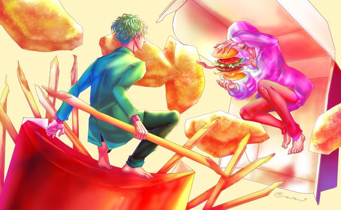 interview、厚塗り