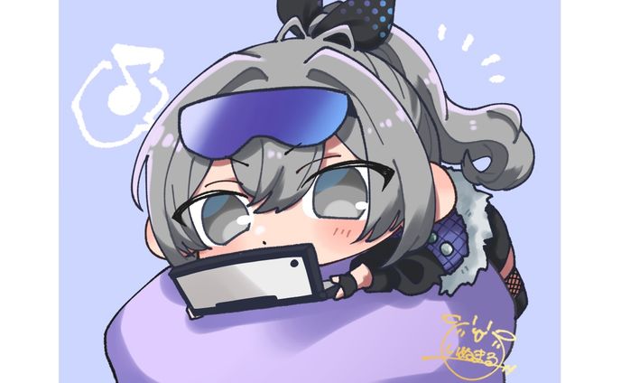 もみじ様　ご依頼絵　銀狼