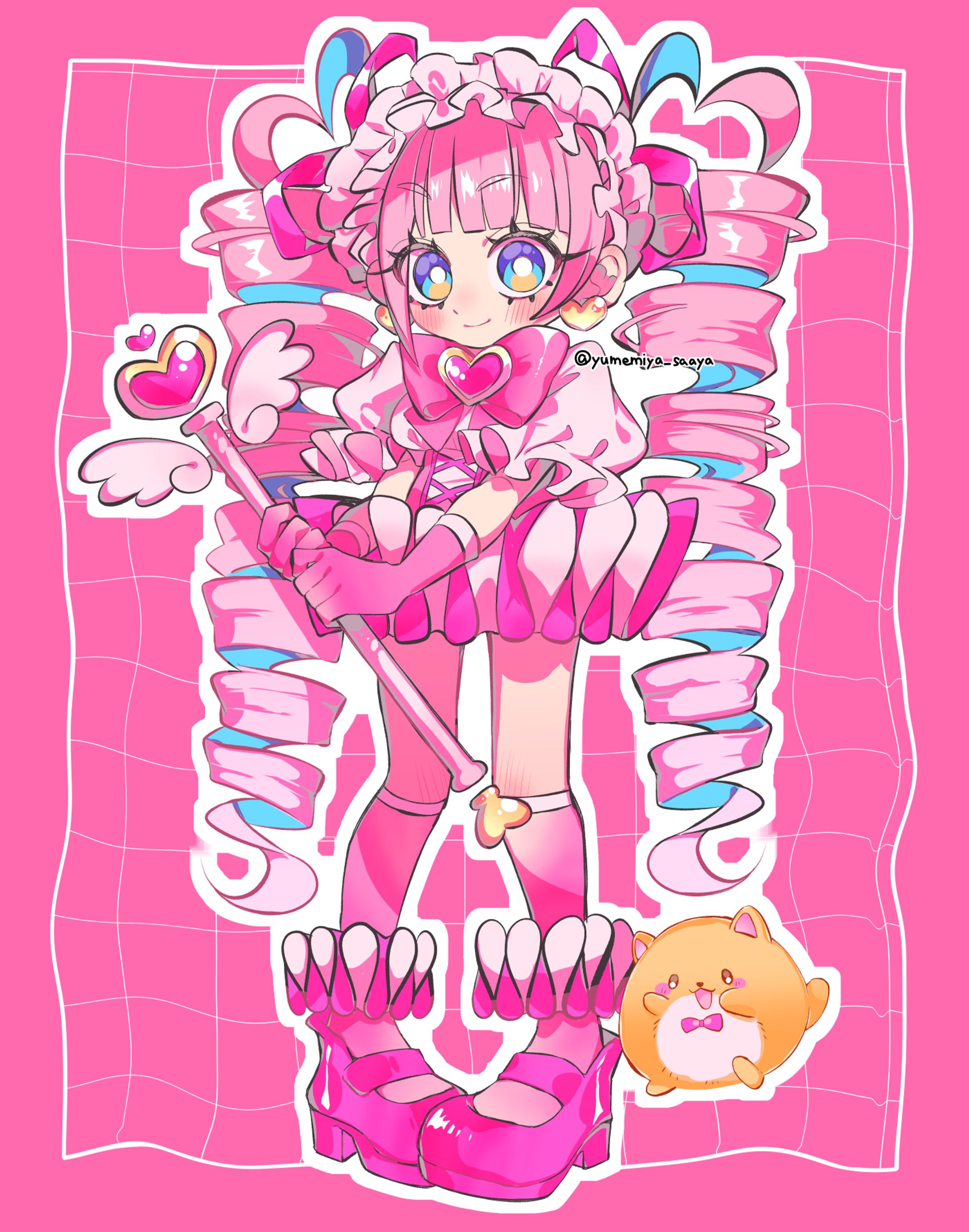 ピンクの魔法少女(OC魔法少女シリーズ)-1