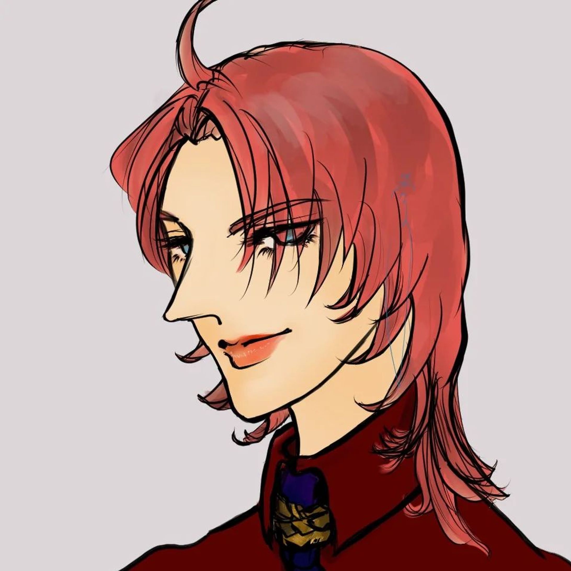 20220222. 
響哉君でじ版！音隠ちゃが本命でかおがいのちのよしとく派の香治君もさんｐするのこの顔ならいっかと思える顔に！#ごりごりごりっと芯減らし訓練 #originalcharacter　#ARTISULd16pro #clipstudiopaintpro #一次創作 
#amateurillustration #digitalillustration-1