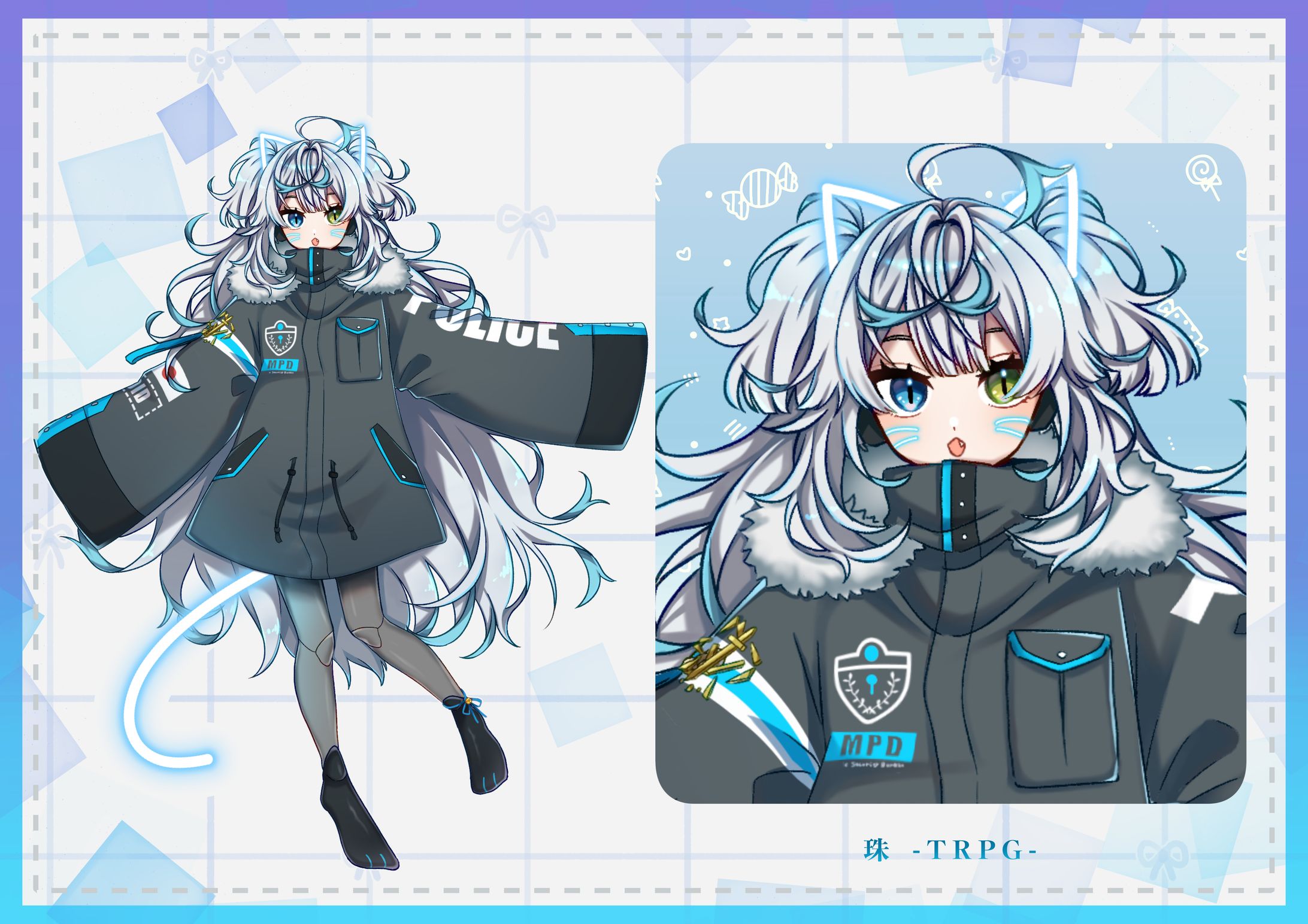 【TRPG立ち絵】珠-1