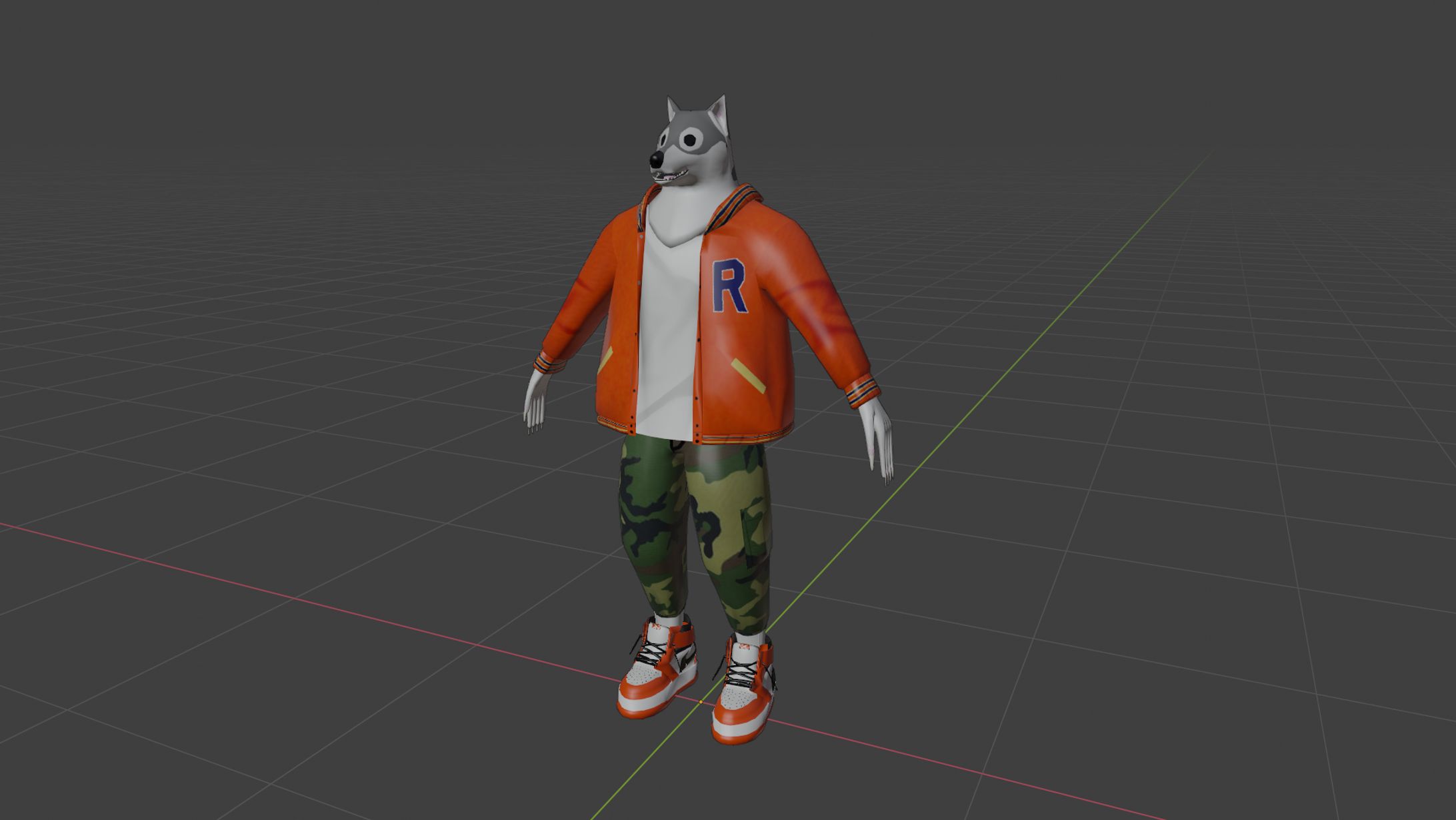 スタジャン人狼＿VRChat用アバター-1