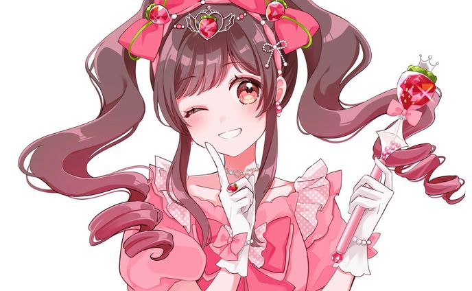 めぐ🍓様「ツインテール魔法少女」歌ってみたサムネイルイラスト