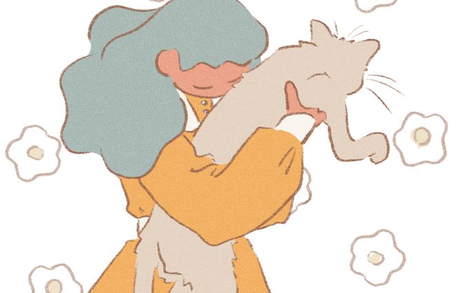 ねこと女の子２