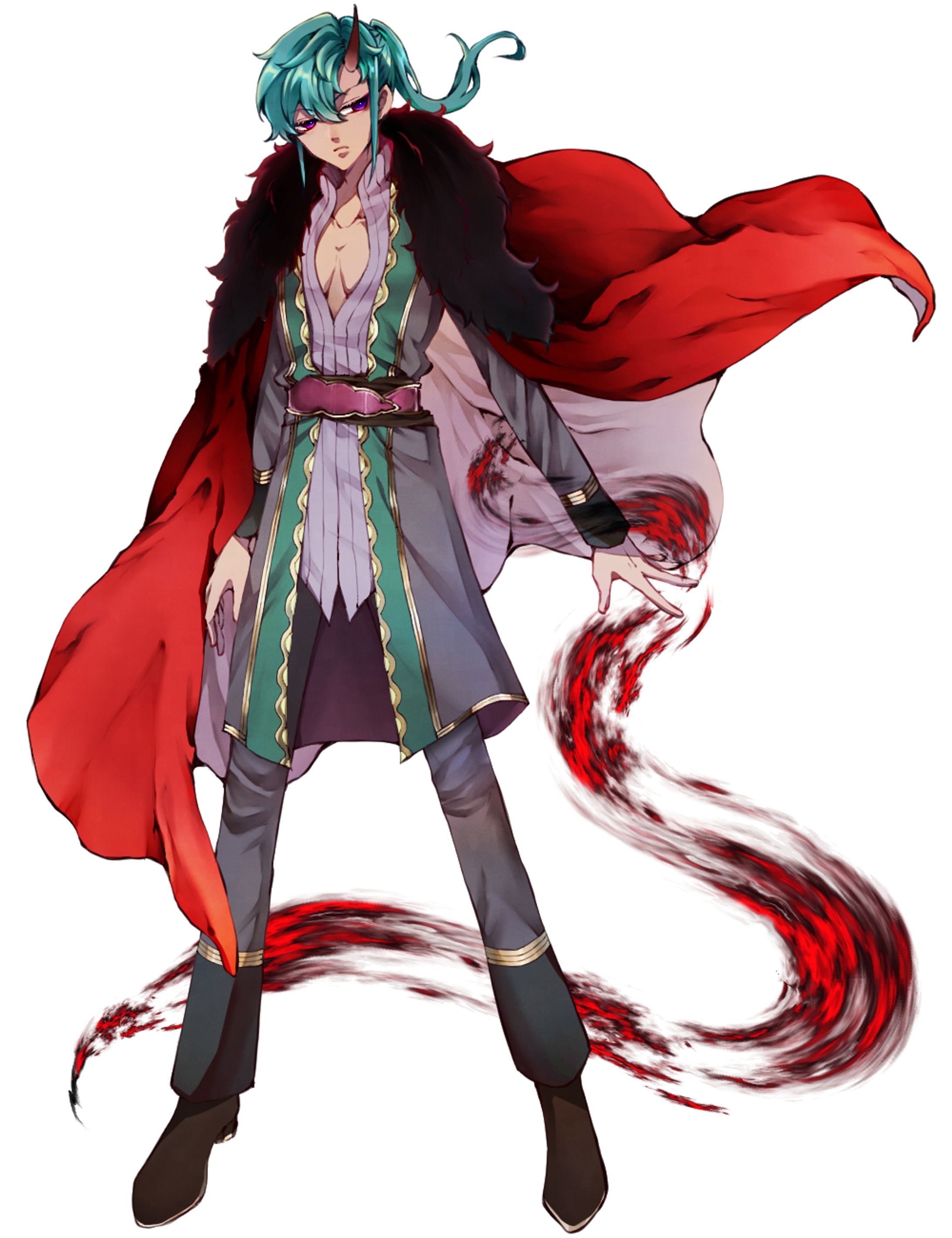 キャラデザ【赤い炎】-1