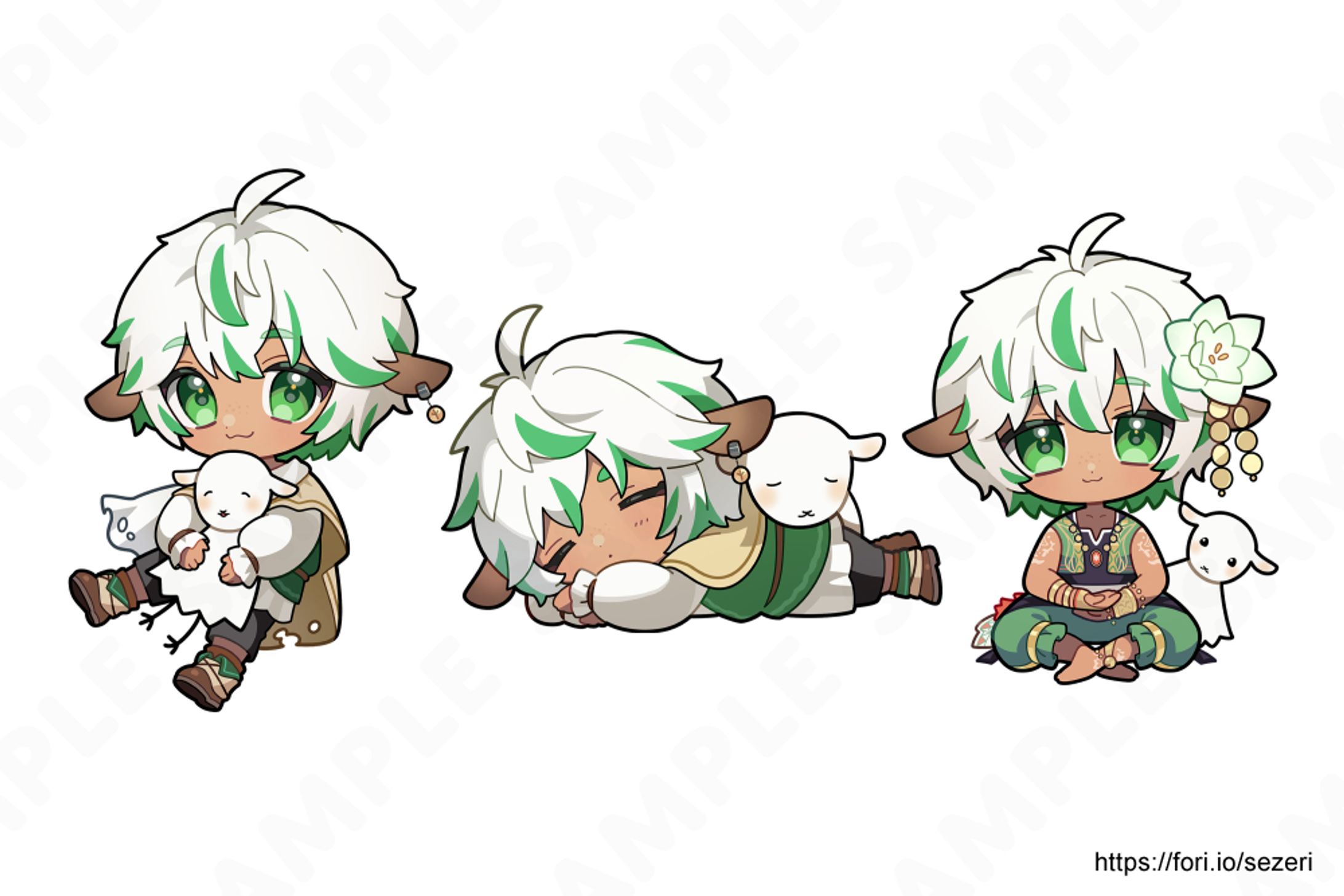 SDキャライラスト（2024年3月）-1