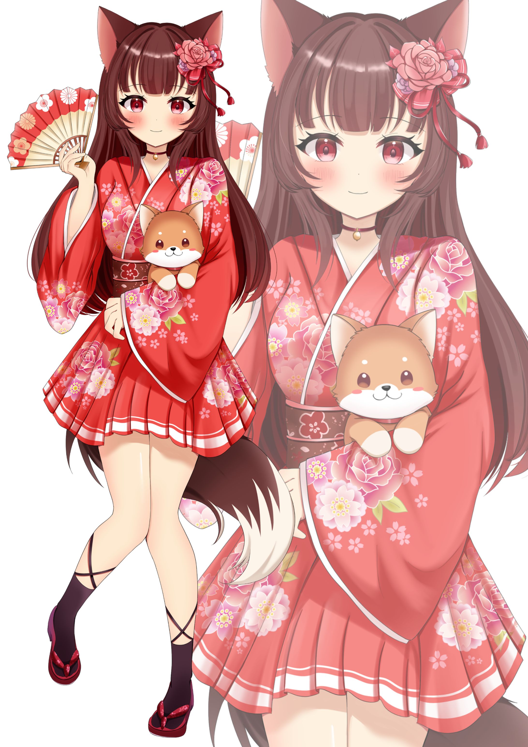 VTuber立ち絵㊴+三面図-1