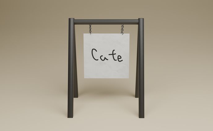 Cafe看板