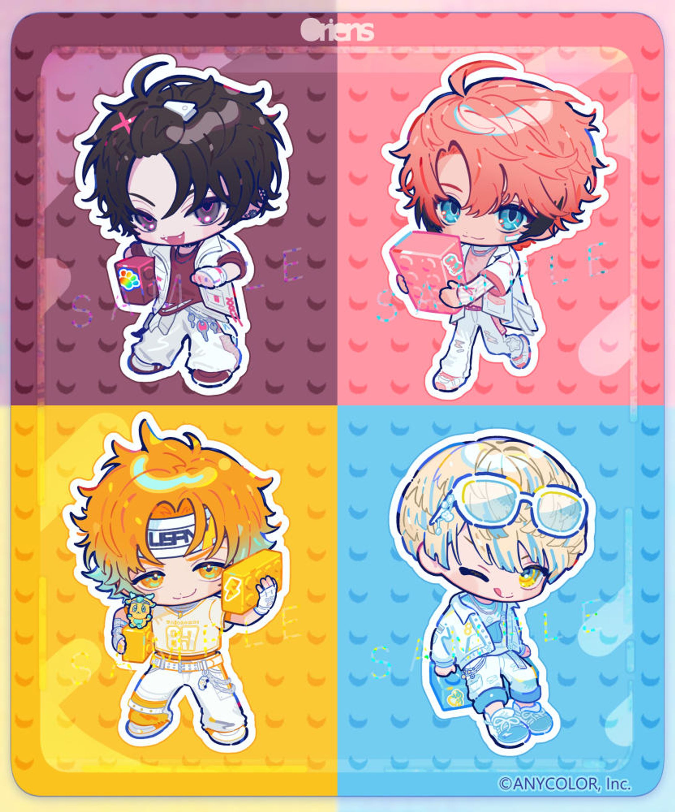 にじさんじ『Oriens 3rd Anniversary』ミニキャライラスト│ ANYCOLOR株式会社様-1