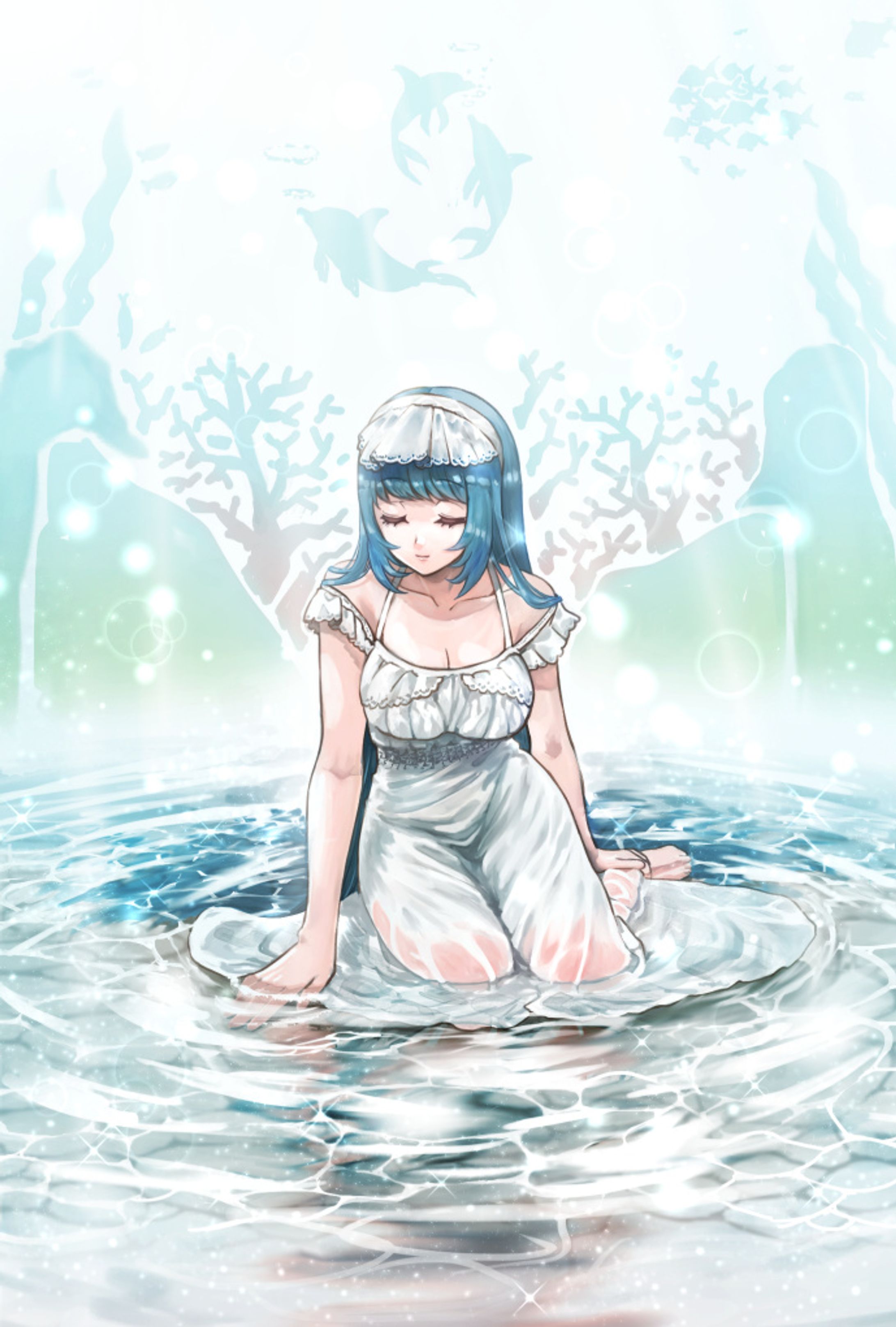 web展示会用イラスト：テーマ「MARINE」-1