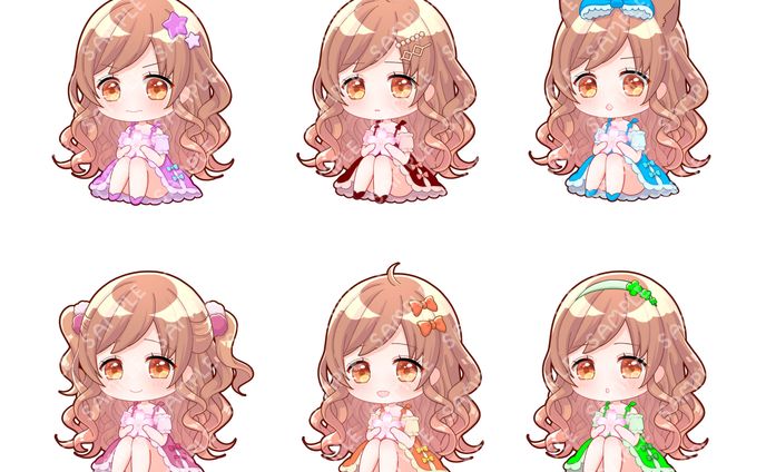 声優　冴島さくら様　ミニキャラ