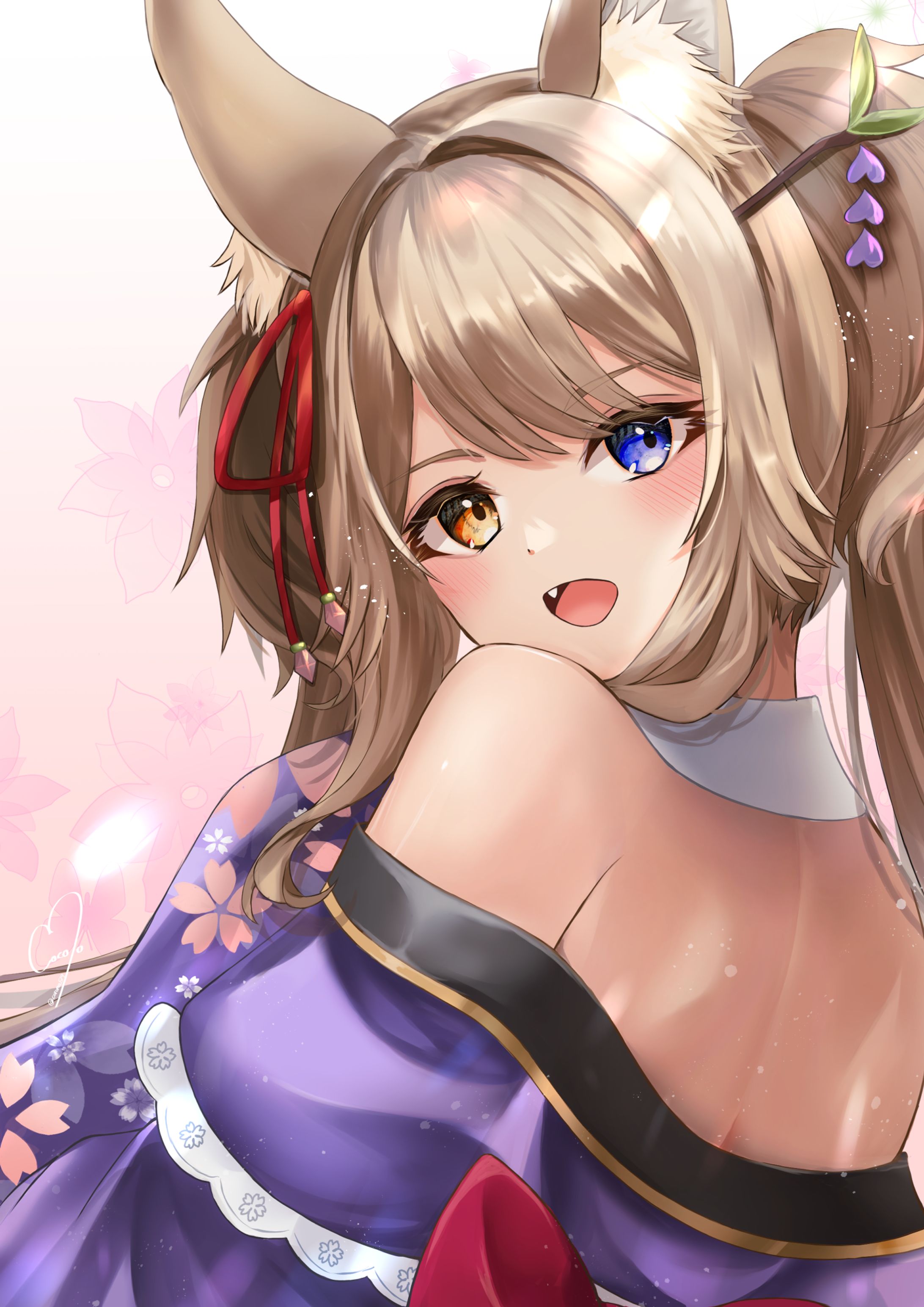 ご依頼絵|Vtuber 藤咲とわの様-1
