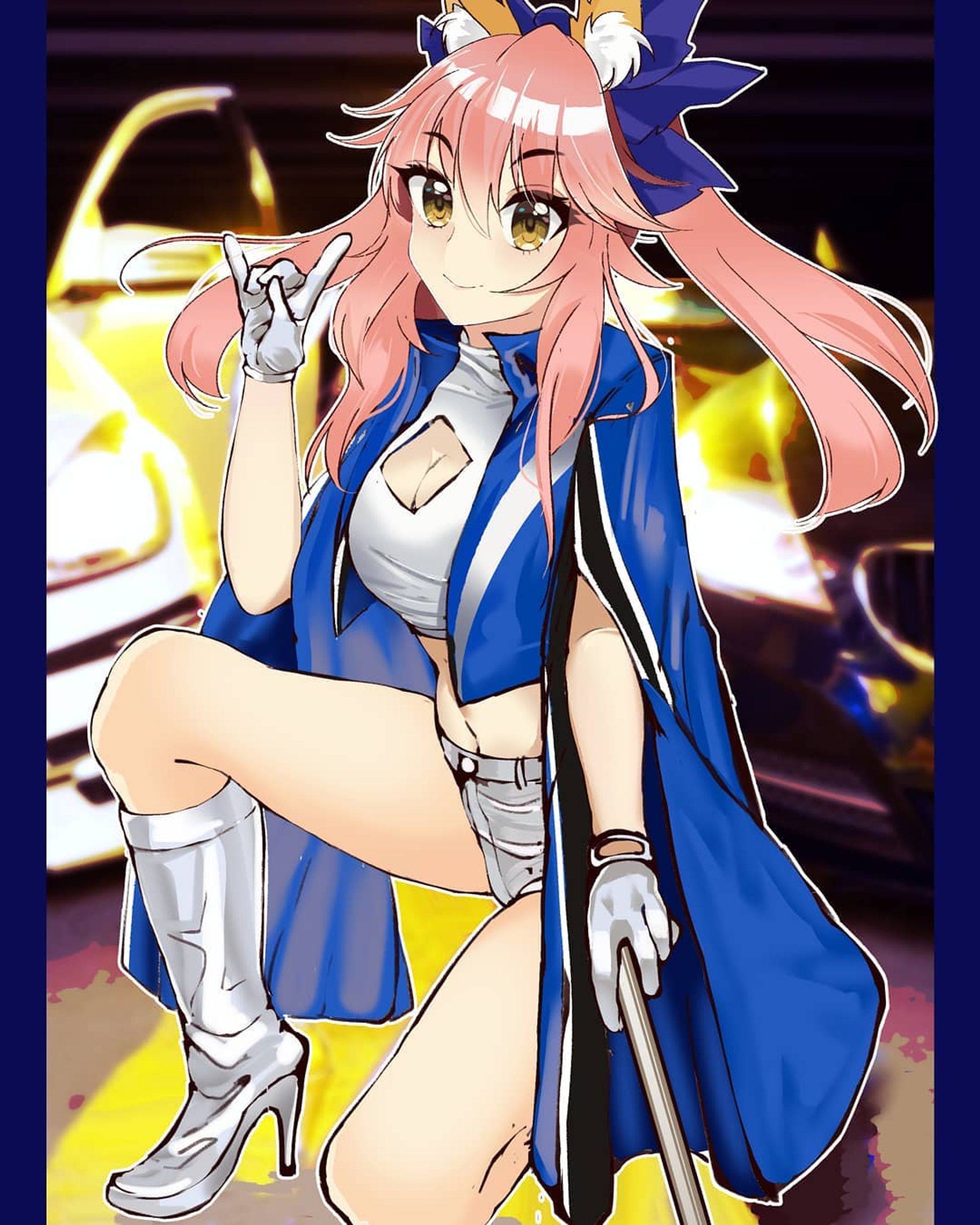 Reference:@nishi_24sakurai 

#racequeen #art #illustration #gamegirl #game #fateextraccc #fate #fategrandorder #fgo #tamamonomae #tamamo #cosplay #cosplaygirl #cosplaysexy #cosplayer #fatecosplay #tamamocosplay-1