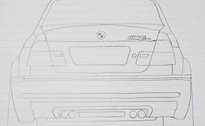 BMW E46 M3CSL テールデザイン