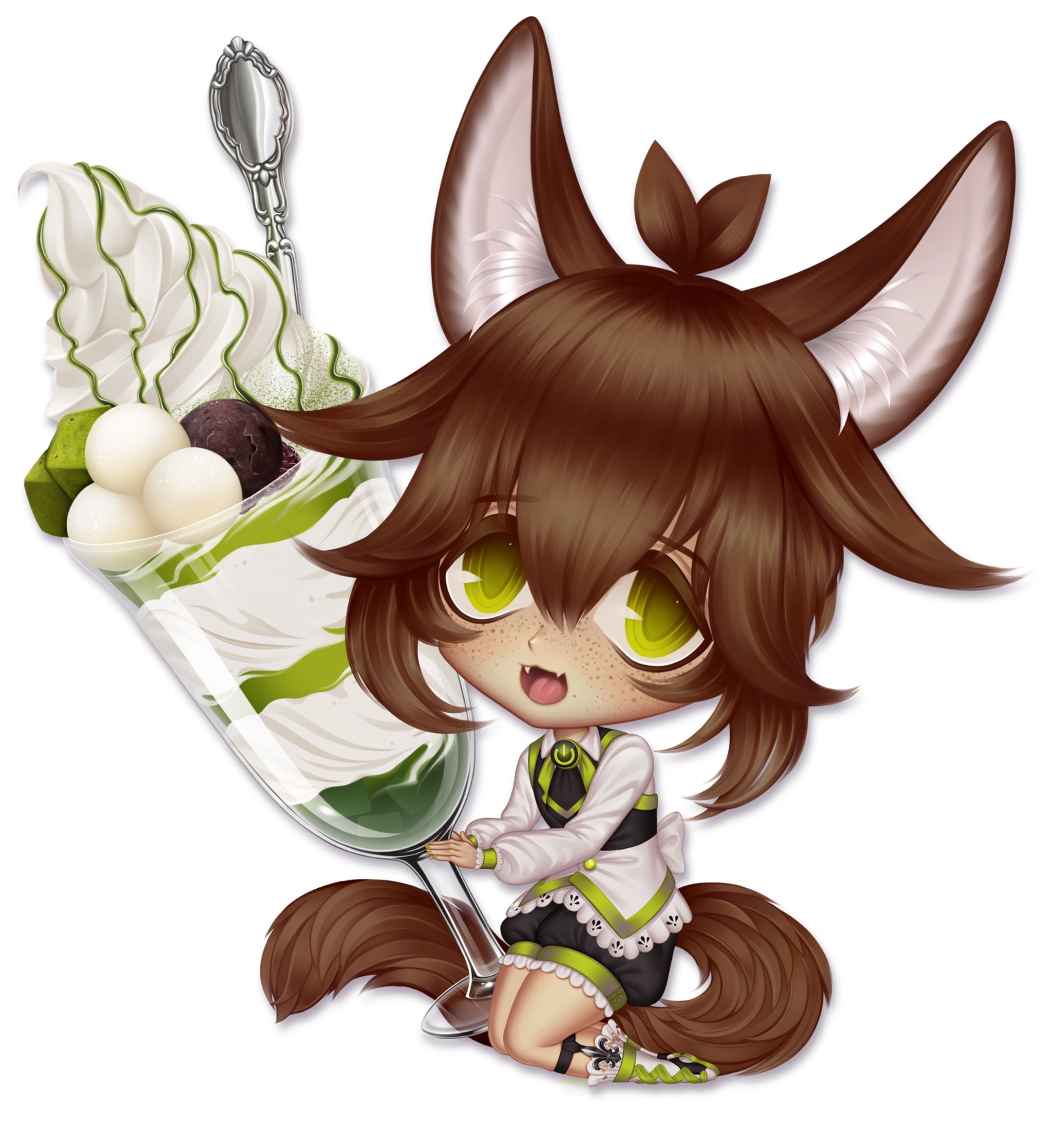 Matcha Parfait Chibi Haru Torres「トレス春」-1