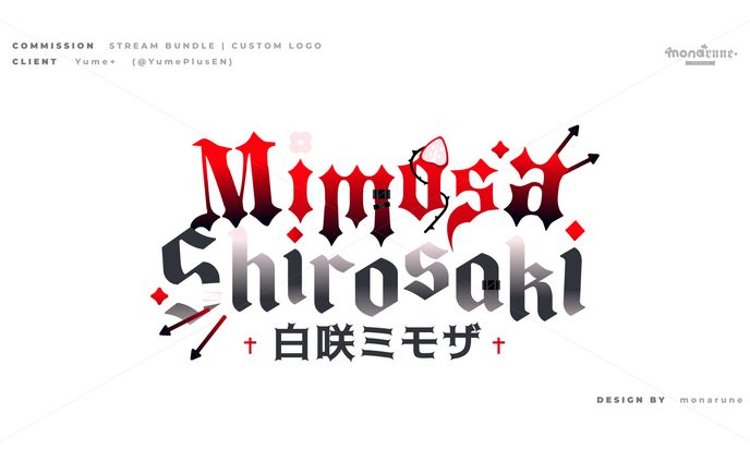 logo design : mimosa shirosaki (Yume+)