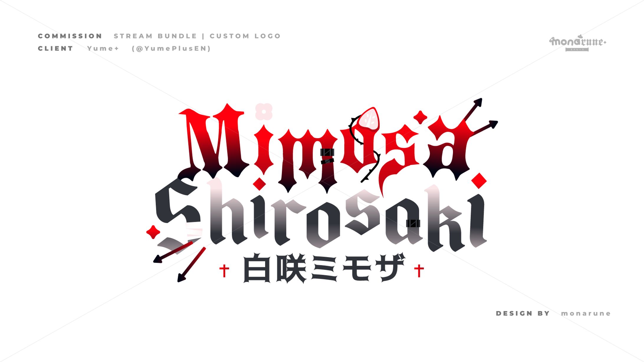 logo design : mimosa shirosaki (Yume+)-1