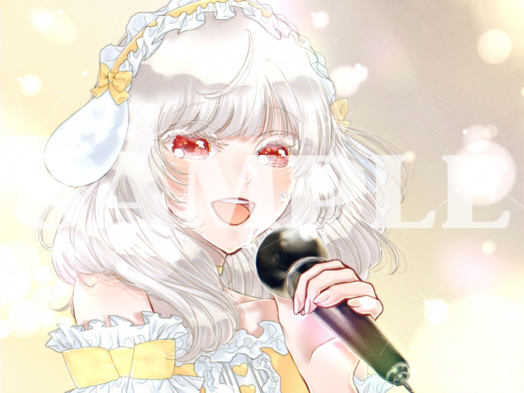 花丸音兎様　パネル開け達成イラスト-1