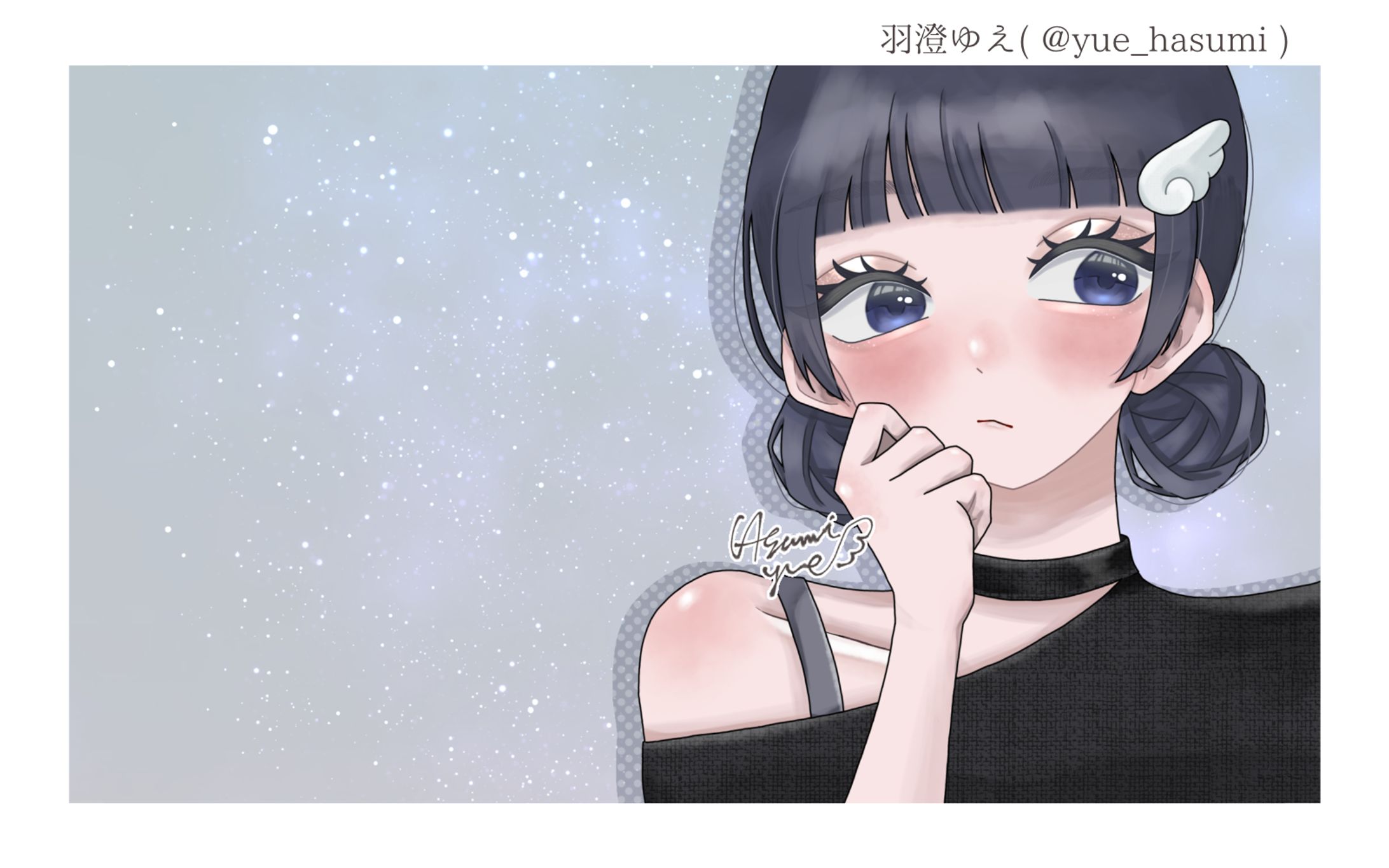 羽澄ゆえ アイコンイラスト-1