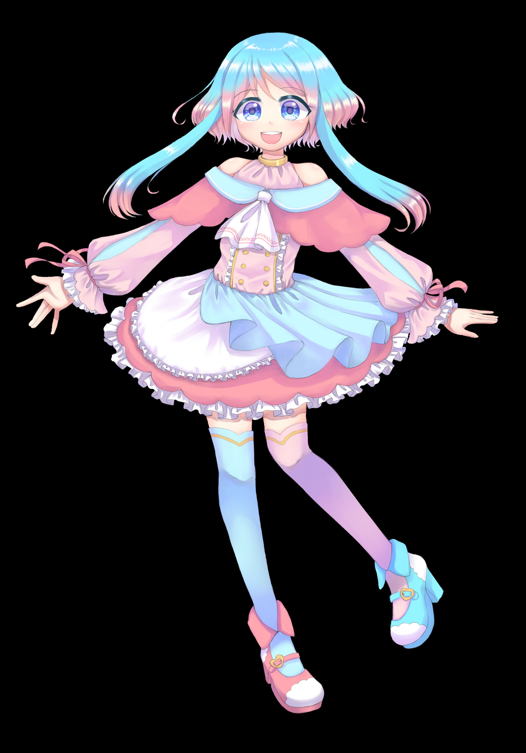 砂糖こはく　立ち絵-1