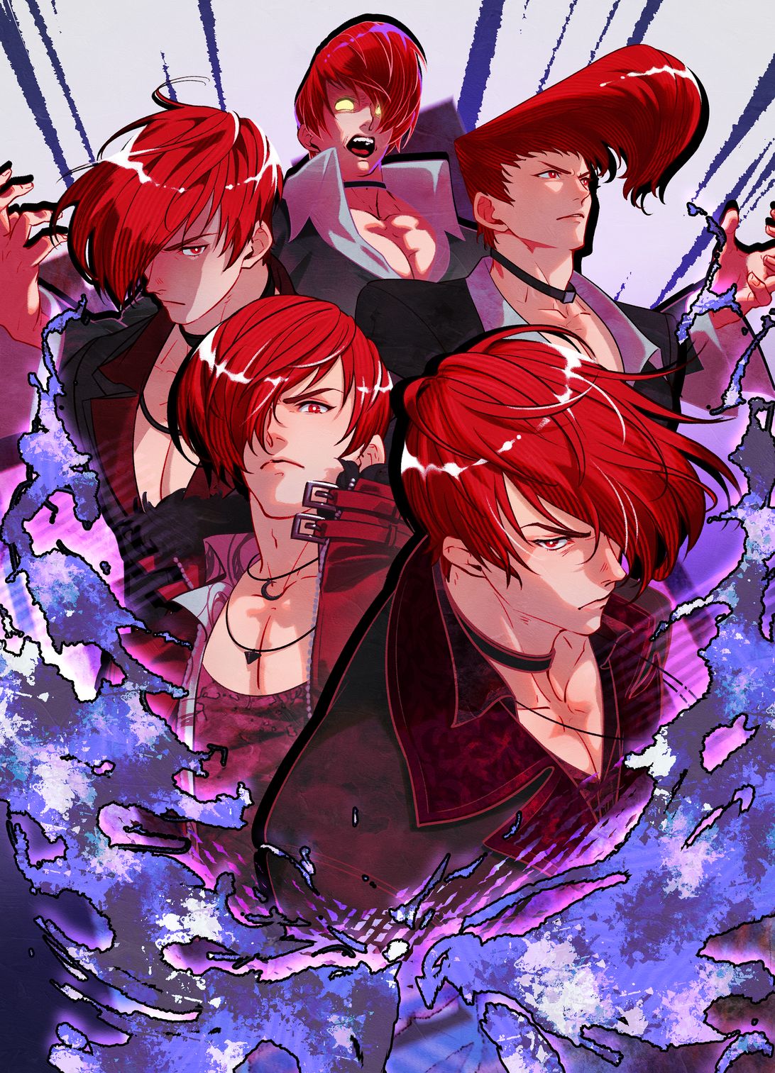 KOF 八神庵 缶バッジ まとめ売り 訳あり A 27465abe1cea898de328a64c1805d1