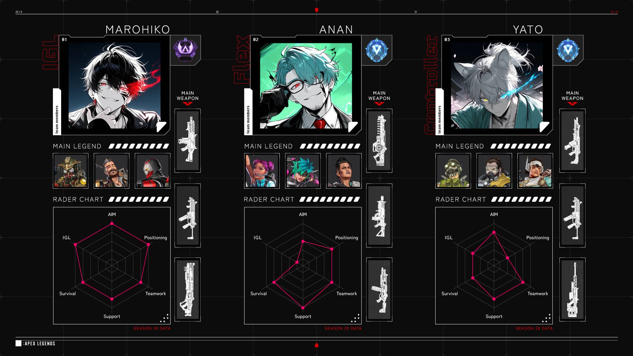 ゲームUI風デザイン-1