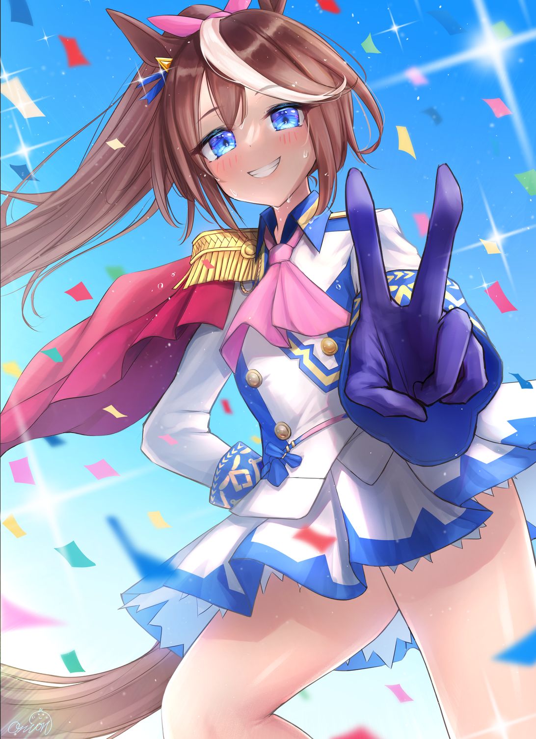 おがわじゅり　イラスト　ディープインパクト　トウカイテイオー　2点セット　非売品 TETRA WORKS TOTOSHAD - SALT｜製品情報｜DUO International