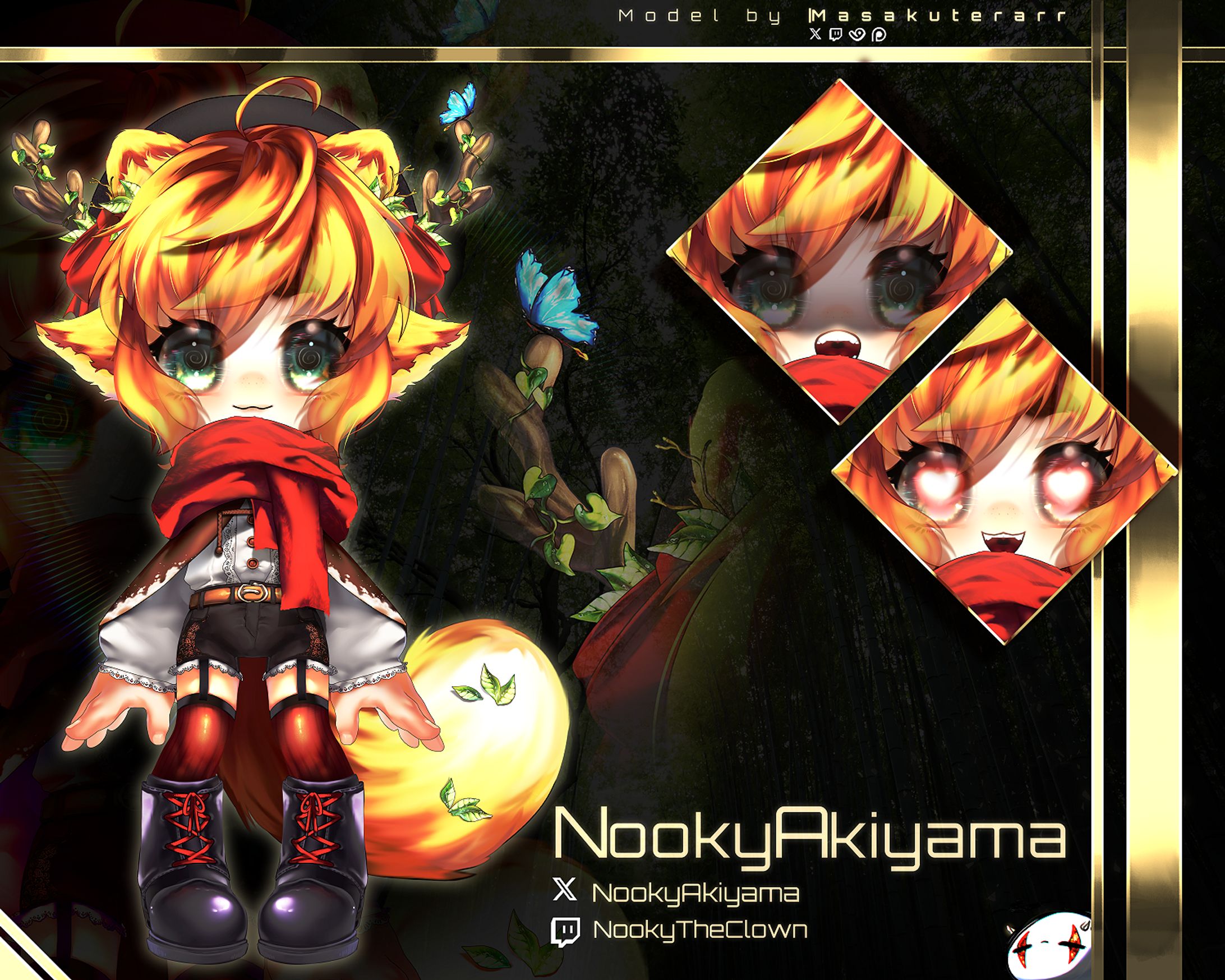 VTuber Model - Nooky | (@NookyAkiyama)-1