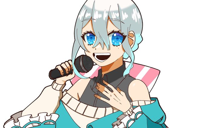 VTuber様_歌配信用イラスト