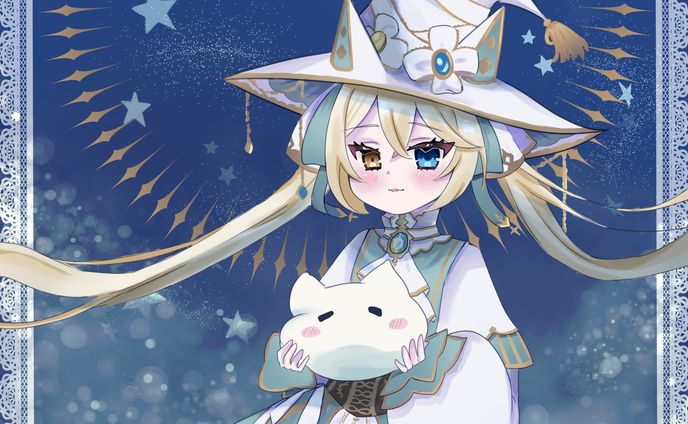 シャルエ様 YouTube登録者1700人突破記念イラスト