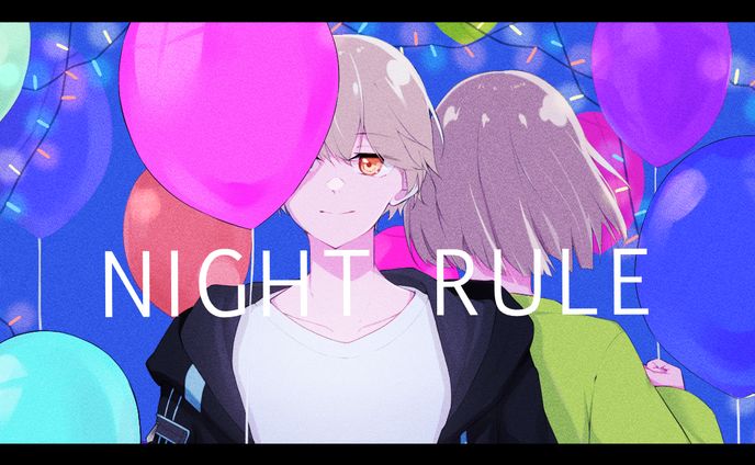 NIGHT RULE 歌ってみたサムネイラスト