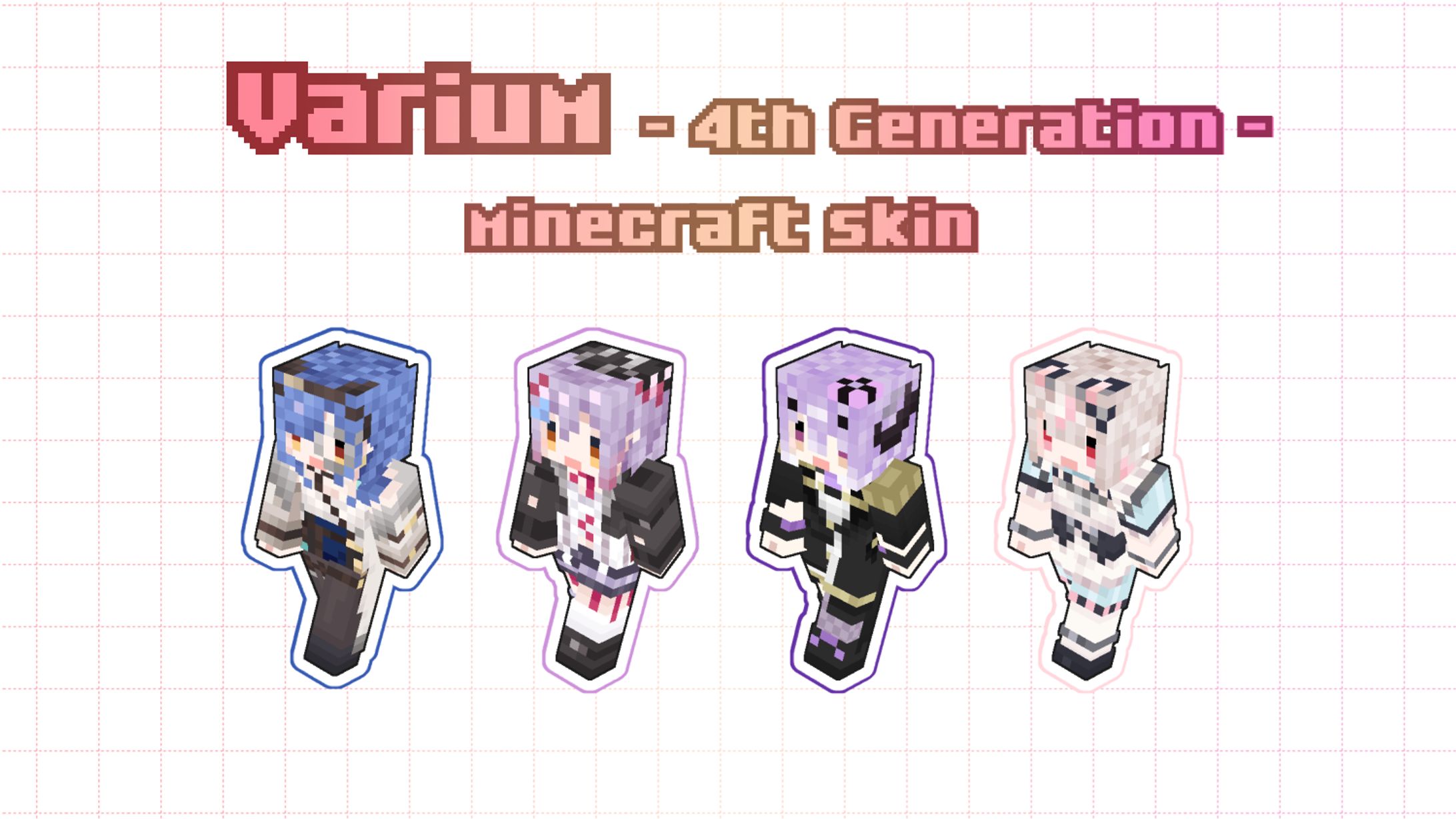 Varium4期生マインクラフトスキン制作-1