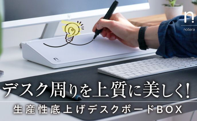 【Makuakeサムネイル】【制作実績】デスクトップホワイトボード