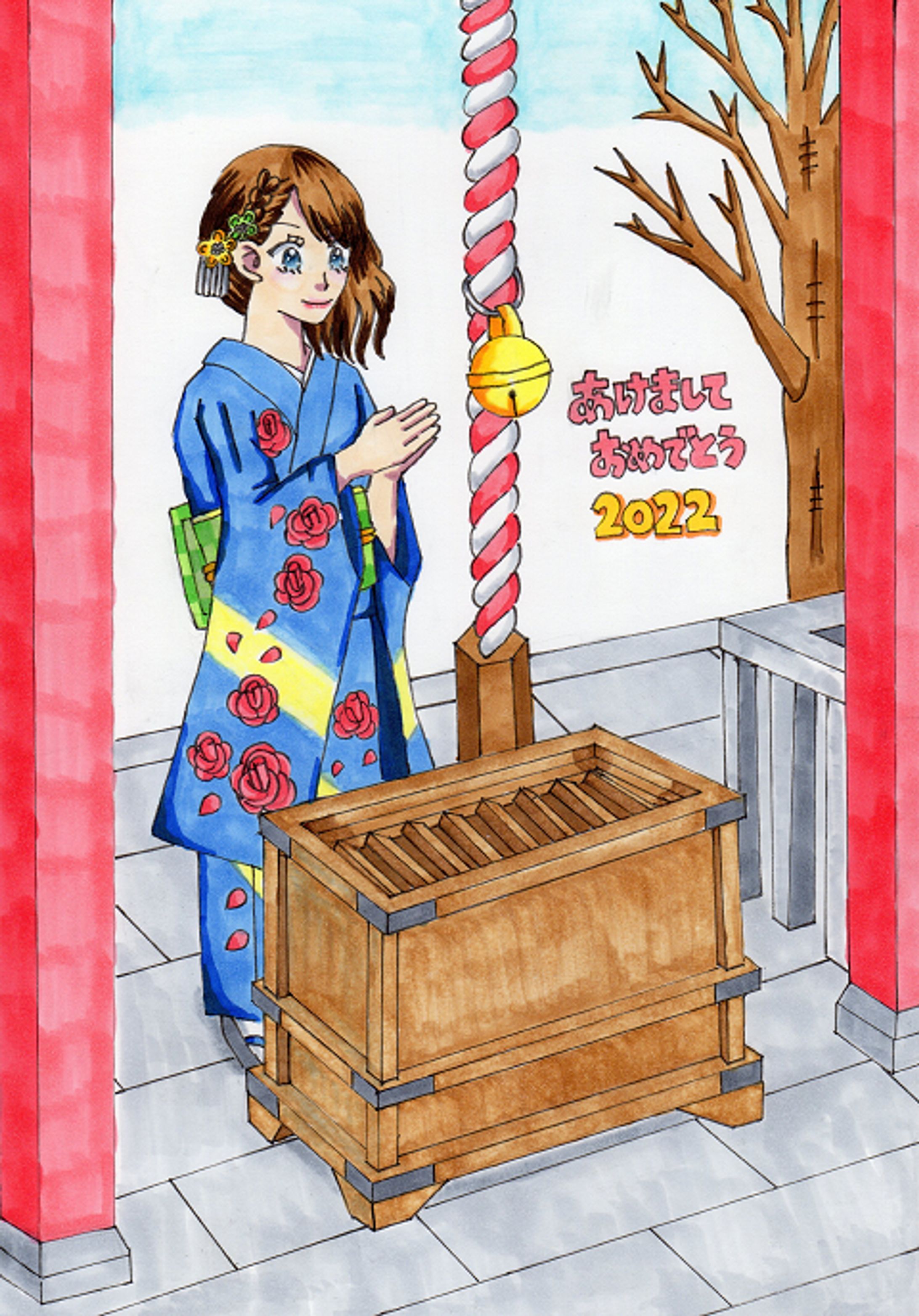 新年初詣ガール-1