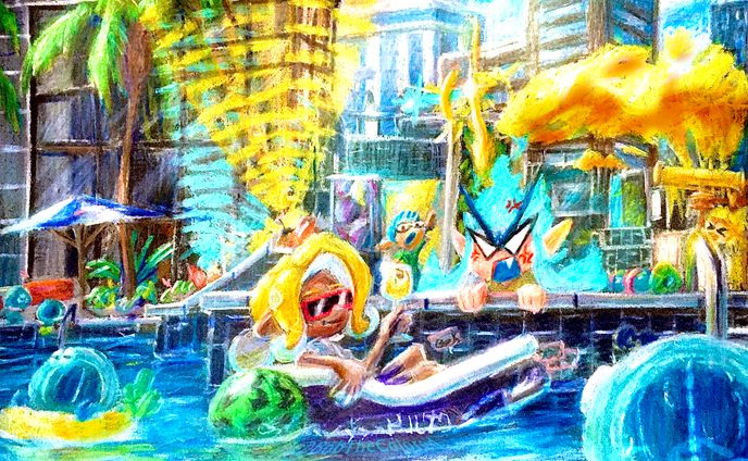 ニューオートロで優雅なひとときを(Splatoon2)
