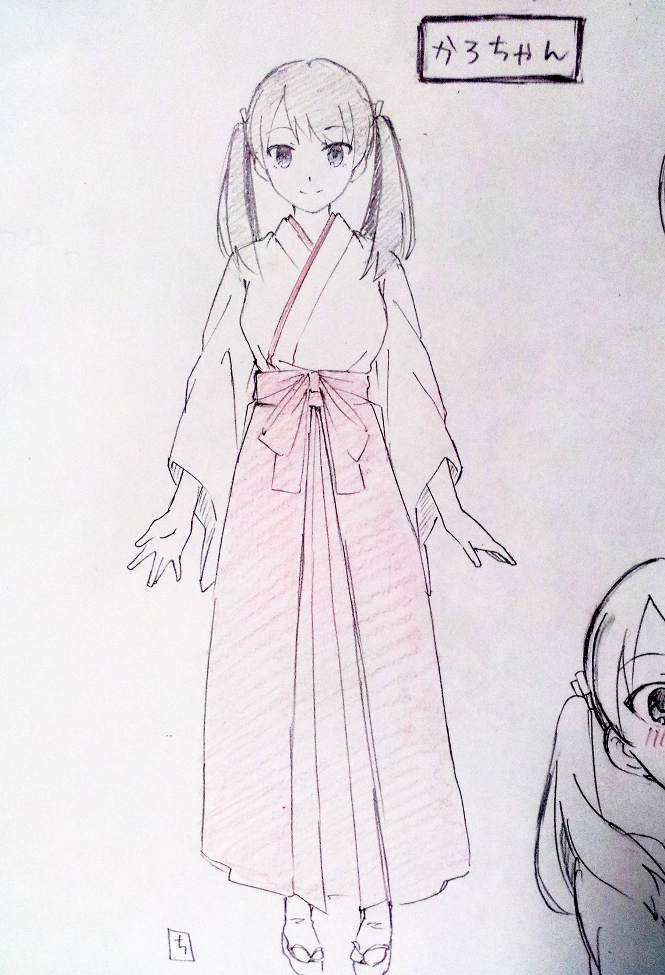 巫女キャラクターデザイン-1