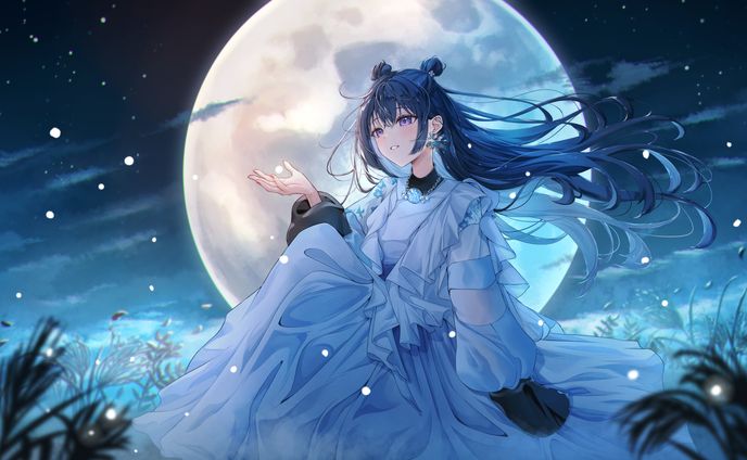 【skeb】月が綺麗ですね