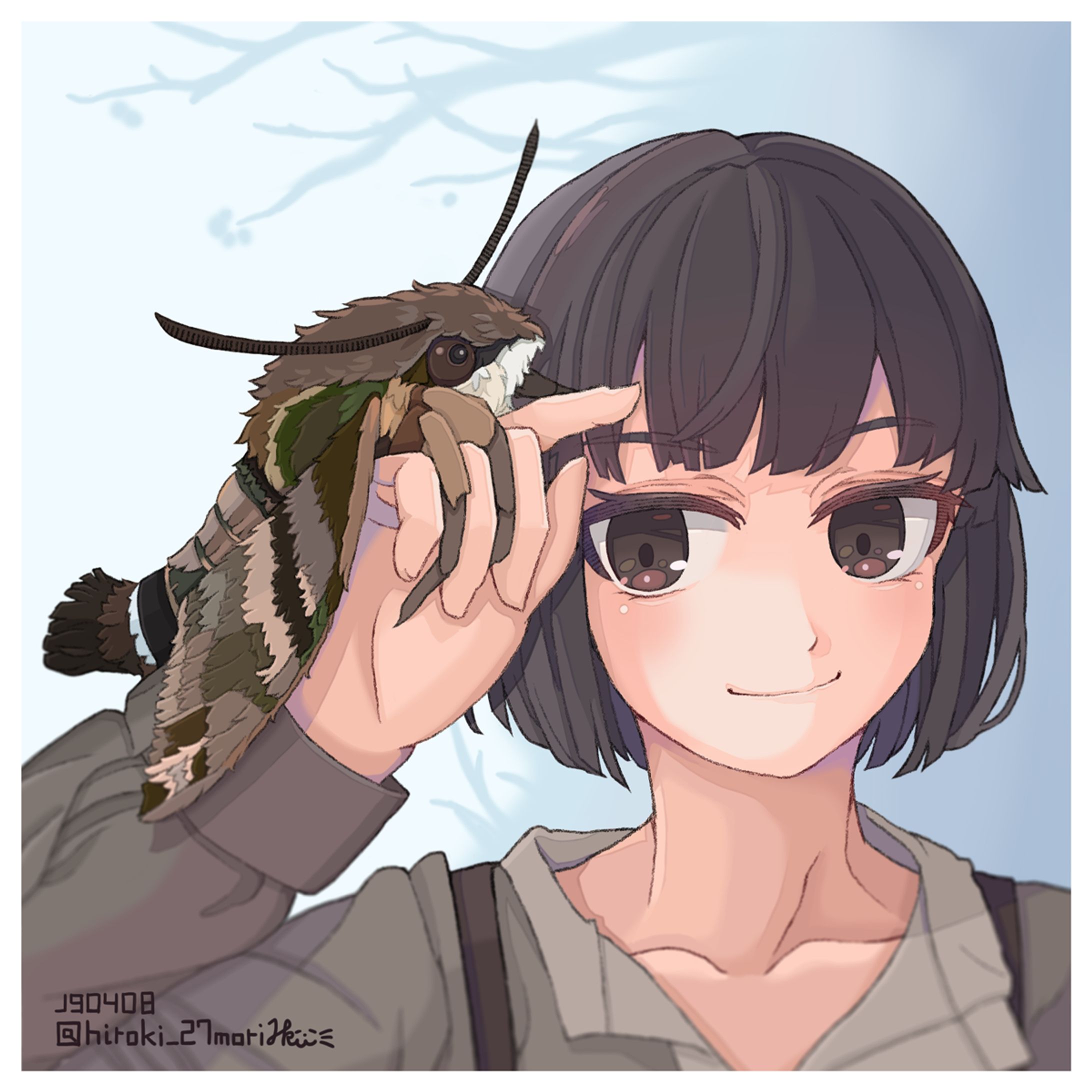 ホシホウジャクと自撮り！-1