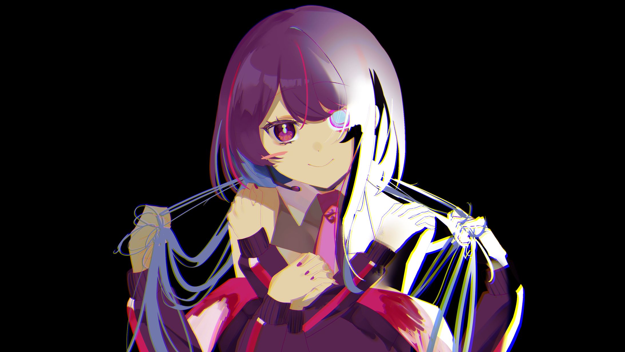 自プロジェクト「キメラ」coverMV用イラスト-1