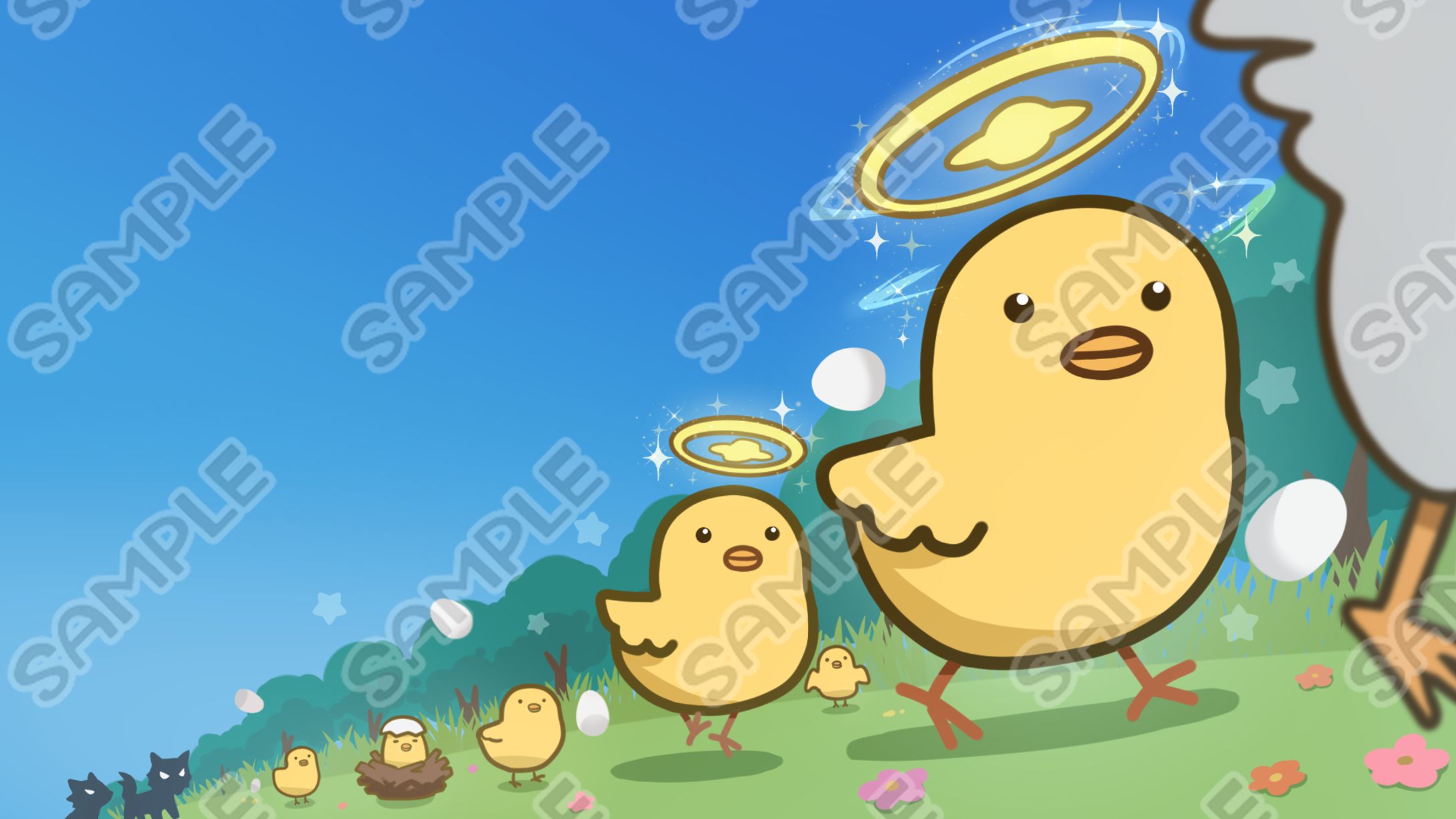 【お仕事】インディーズゲーム「ピヨピヨウォーズ」イラスト-1